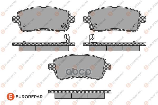 Колодки тормозные FORD FIESTA 08>/MAZDA 2 07> передн. EUROREPAR арт. 1617268780