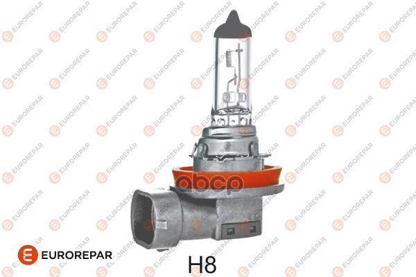 Лампа накаливания H8  12V  55W  PGJ19-1 EUROREPAR арт. 1637237980
