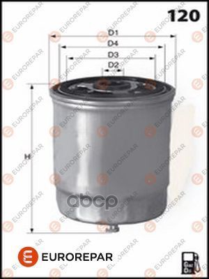 Фильтр Топливный (С Датчиком) Kia Sorento 2003-  Hyundai H1 2007-  Kia Sorento 2015- EUROREPAR арт. 1643625880