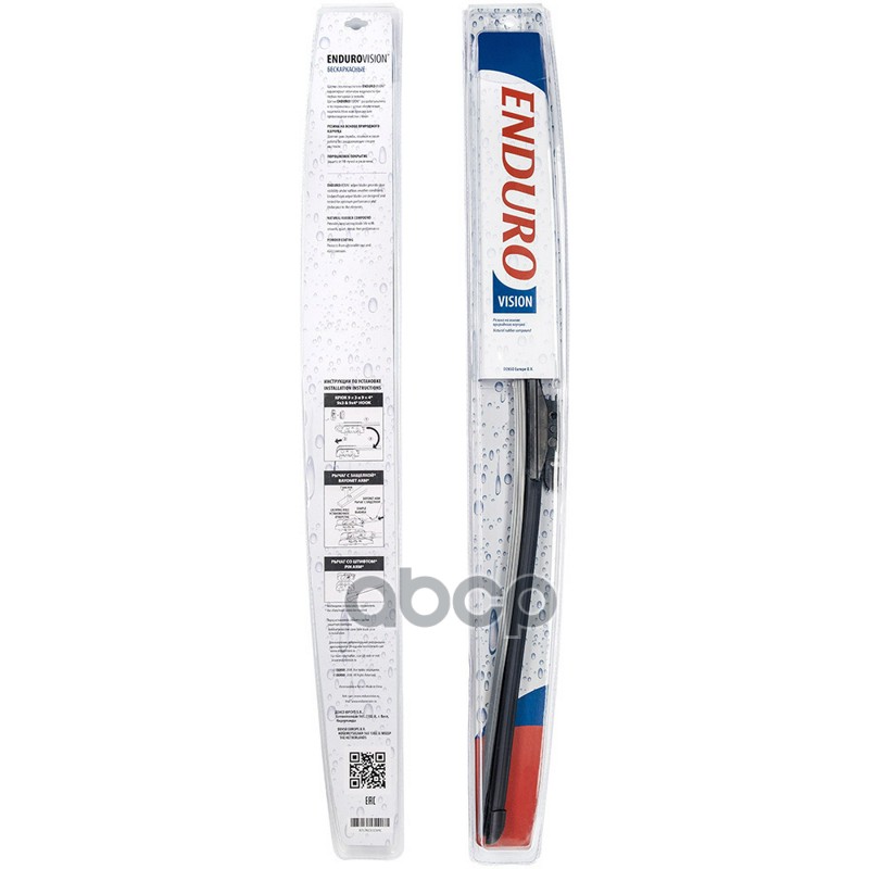 Щетка стеклоочистителя бескаркасная ENDUROVISION ® от DENSO 400мм крепление Bayonet arm, Hook EnduroVision арт. EFR040