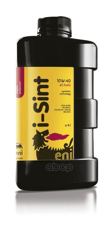 Eni Масло Моторное Полусинтетическое 4Л - Для Легковых Автомобилей Api: Sn, Acea: A3/B4, Mb: 229.3 (Уп.-4Шт)