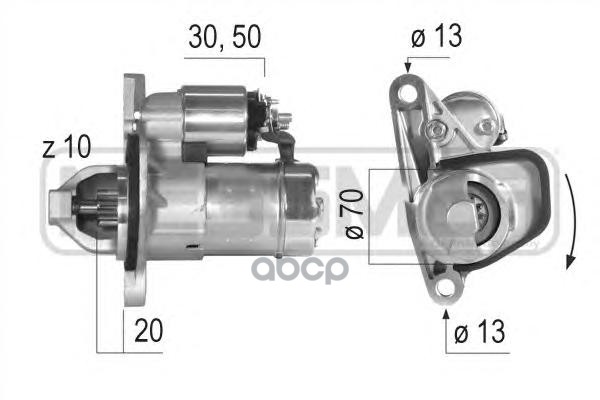 Стартер NISSAN QASHQAI X-TRAIL 2.0 220579 Era арт. 220579
