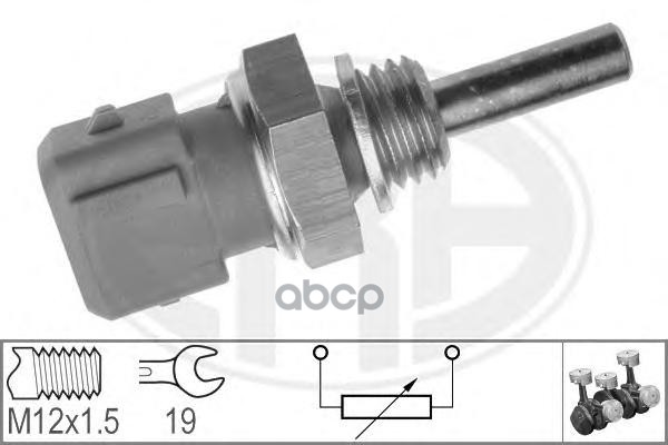 Датчик, температура ОЖ TOYOTA/MAZDA 84-93 Era арт. 330135