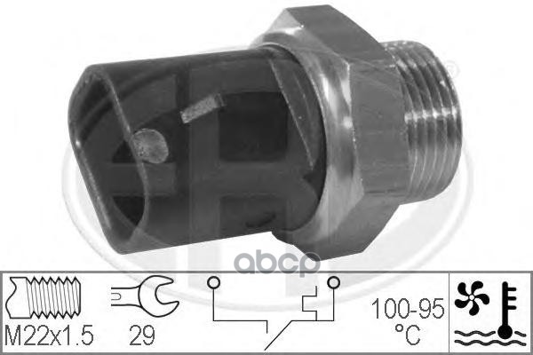 Датчик, включение вентилятора OPEL ASTRA F, KADET, VECTRA B Era арт. 330277
