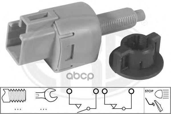 Датчик включения стоп-сигнала TOYOTA LC 200/PRADO 150 330738 Era арт. 330738