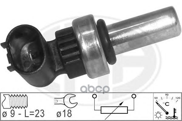 Датчик, температура ОЖ OPEL ASTRA H/J, CORSA D Era арт. 330757