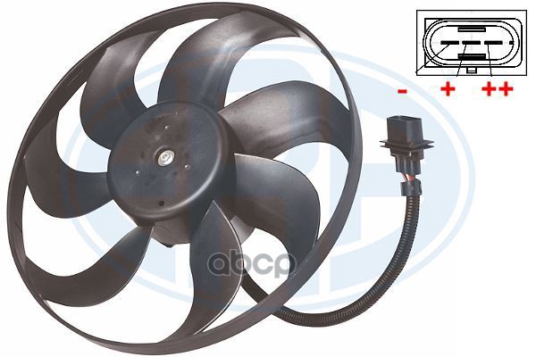 352036 Вентилятор охлаждения радиатора SKODA OCTAVIA  VW BORA/GOLF IV Era арт. 352036