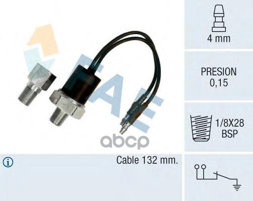 Датчик давления масла FAE арт. 12540