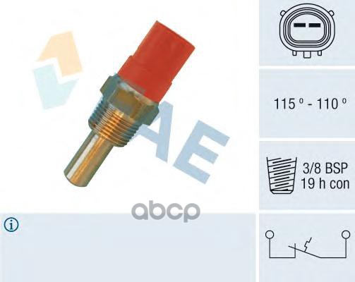 Датчик включения вентилятора FAE арт. 36400