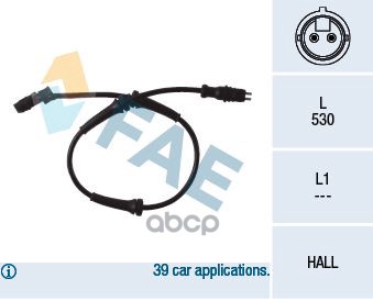 Датчик ABS Renault FAE арт. 78099