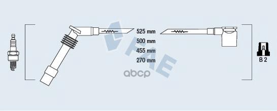 Провода зажигания FAE арт. 85084