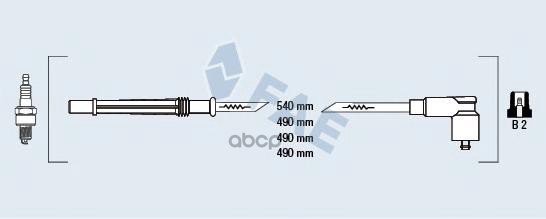 Провода зажигания Renault FAE арт. 85988