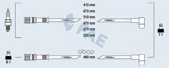 Провода Зажигания FAE арт. 86020