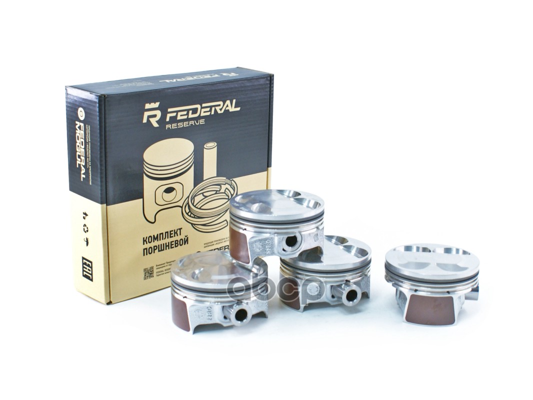 ПОРШЕНЬ 21126 D-82,0 FEDERAL RESERVE С ПАЛЬЦАМИ К-Т 4ШТ ГР.A 1,6 ДВ. 16 КЛ. 21127100401557WPR00 FEDERAL RESERVE арт. 21127100...