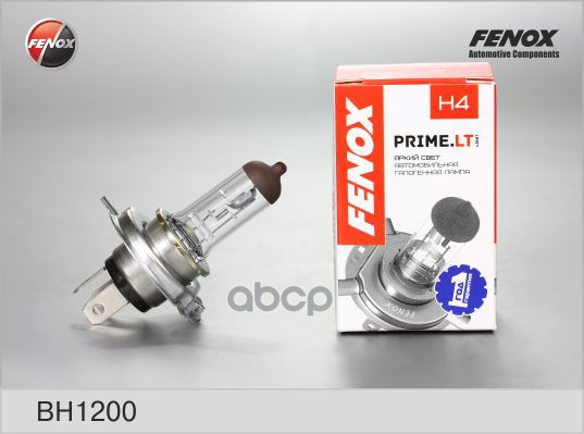 Лампа галогеновая головного света H4 P43t 12V 60/55W картон 1шт FENOX арт. BH1200