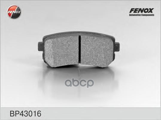 Колодки тормозные дисковые Hyundai Accent MC 05-30 07-, Kia Ceed 06-, Rio II 05-, Sportage 06- FENOX арт. BP43016