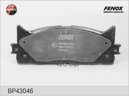 Колодки тормозные дисковые Toyota Camry 06- FENOX арт. BP43046