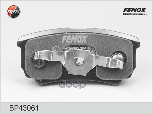 Колодки тормозные дисковые Mitsubishi Lancer 03-, Outlender 03-06 FENOX арт. BP43061