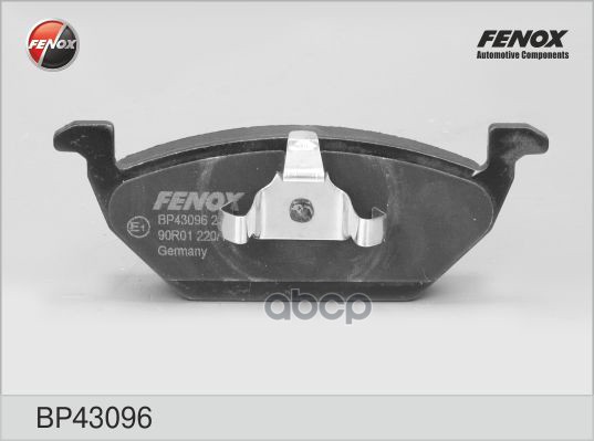 Колодки тормозные дисковые Audi A3 93-01, Seat Cordoba 02-09, Ibiza IV 02-09, Ibiza V 09-, Leon 99-0 FENOX арт. BP43096