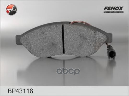 Колодки тормозные дисковые Fiat Ducato 06-, Citroen Jumper 06-, Peugeot Boxer 06- FENOX арт. BP43118