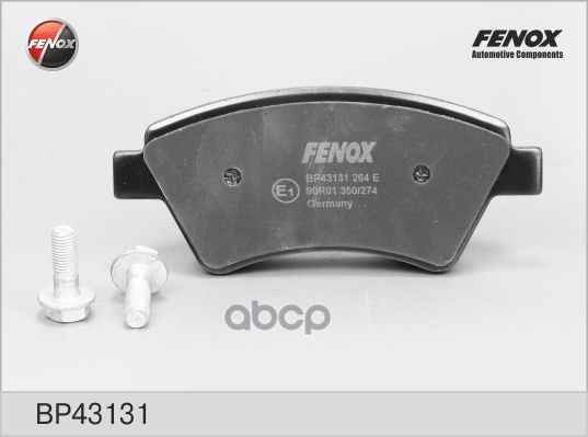 Колодки тормозные дисковые Renault Kangoo 01-, Megane II 02-, Scenic II 03-, Grand Scenic II 04- FENOX арт. BP43131