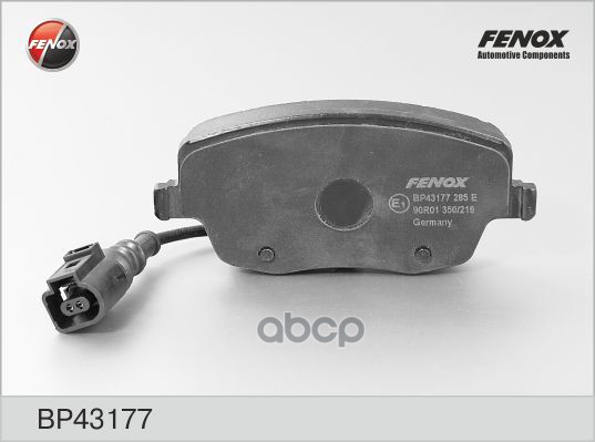 Колодки тормозные передние, с датчиком износа FENOX BP43177 FENOX арт. BP43177