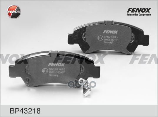 Колодки тормозные дисковые Honda Fit, Edix, FR-V, Stream, Jazz II 96-08 FENOX арт. BP43218