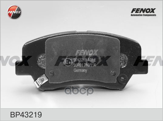 Колодки Диск торм.. FENOX арт. bp43219