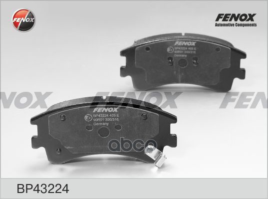 Колодки тормозные дисковые Mazda 6 02-07 FENOX арт. BP43224