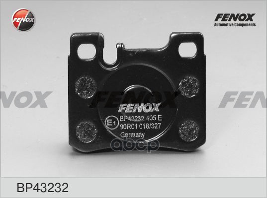 Колодки Тормозные Дисковые Mercedes-Benz (W201,W202,W124) 82- FENOX арт. BP43232