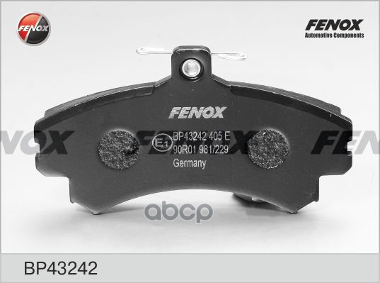Колодки тормозные дисковые Mitsubishi Carisma, Spacestar, Volvo S40 95-97 FENOX арт. BP43242