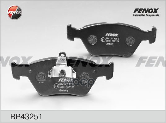 Колодки Передние Fenox Bp43251 FENOX арт. BP43251