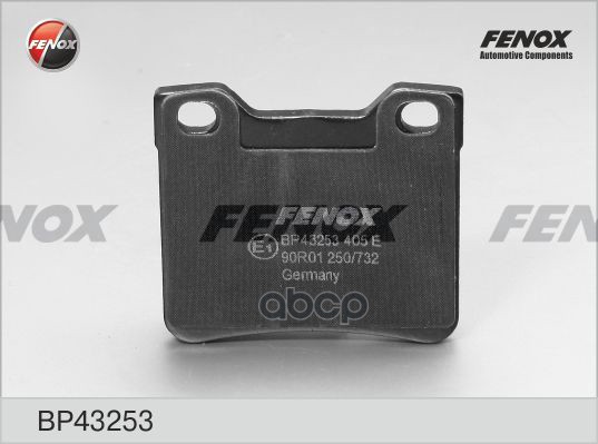 Колодки задние Peugeot 406, 605 2.0-2.2-1.9TD-2.0HDi - 2.1TD, 607 all 95- BP43253 FENOX арт. BP43253