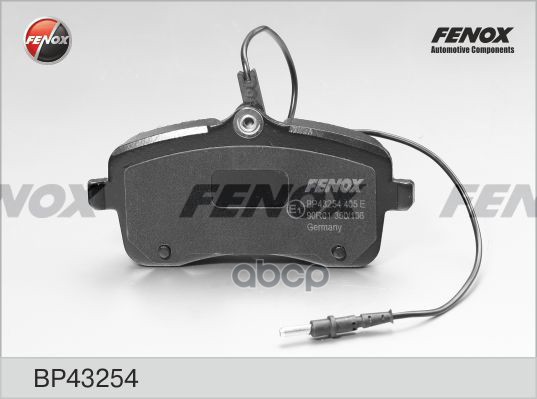 Колодки передние FENOX BP43254 FENOX арт. BP43254