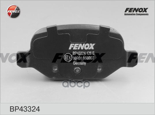Колодки тормозные задние FENOX BP43324 FENOX арт. BP43324