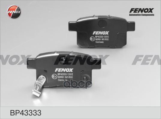 Колодки Диск торм..зад. FENOX арт. bp43333