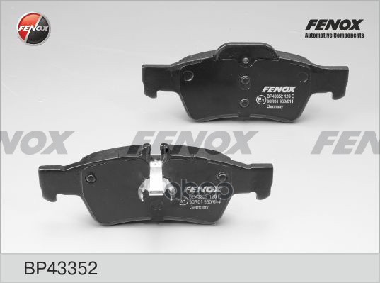 Колодки Диск торм..зад. FENOX арт. bp43352