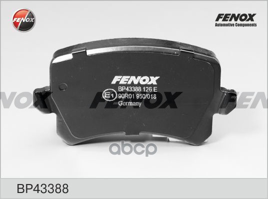 Колодки тормозные задние FENOX BP43388 FENOX арт. BP43388