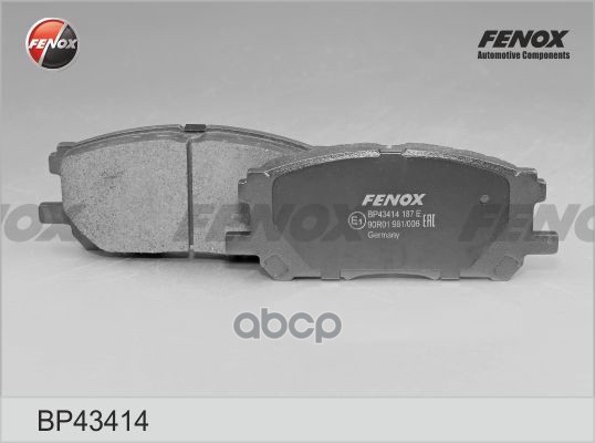 Колодки Диск торм.. FENOX арт. bp43414
