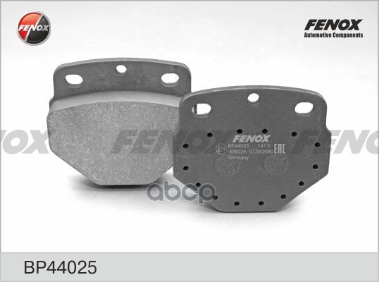 Колодки тормозные дисковые Volvo, Neoplan, MAN, VanHool, DAF, Setra, Knorr K85, 96- FENOX арт. BP44025