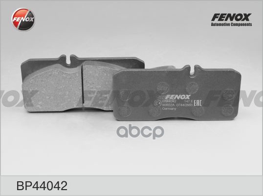 Колодки тормозные дисковые MAN L2000, Neoplan 96- FENOX арт. BP44042
