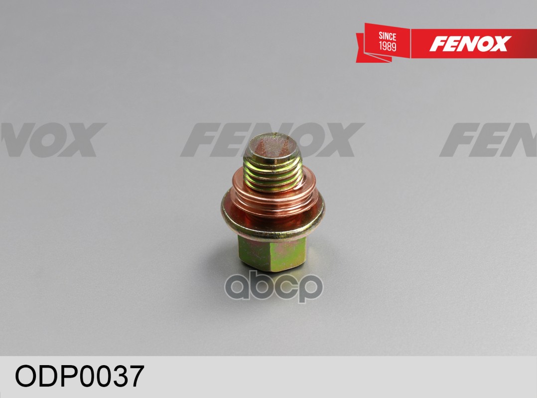 МАСЛОСЛИВНОЙ БОЛТ В ПОДДОН L22.7*M12*1.25 мм Lada; Nissan; Renault FENOX арт. ODP0037