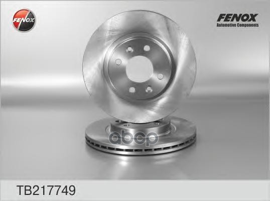 Диск тормозной Dacia Logan 06-, Sandero 08-, Nissan LCV Kubistar 03-, Renault Clio 91-05, Kangoo 98- FENOX арт. TB217749