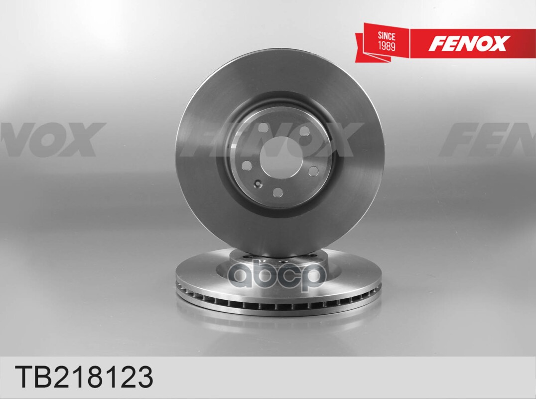ДИСК ТОРМОЗНОЙ Передний, 338*57.1*30мм, 5 отверст., с внутренней вентиляцией Audi Q5 (FY) 17-20 FENOX арт. TB218123