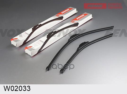 Комплект Щеток Стеклоочистителя Бескаркасных 530Mm+600Mm (2Шт) FENOX арт. W02033