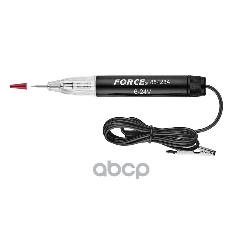 Пробник с проводом и крокодилом. 6-24v, L=110 FORCE арт. 88423A