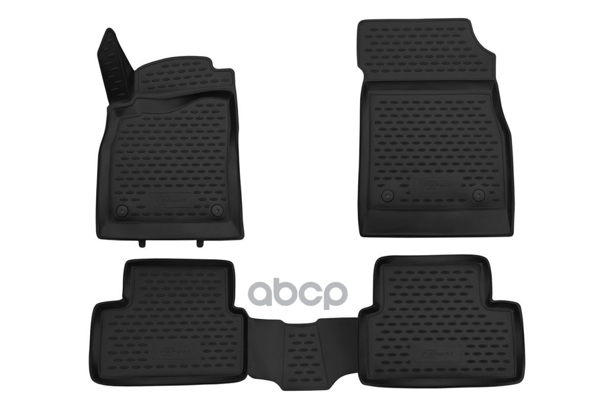 Коврики 3D в салон для CHEVROLET Cruze (I, Ir), 2009-2015, 4 шт. (ПУ, повышенная износостойкость) / Шевроле Круз FORMAT арт. ...