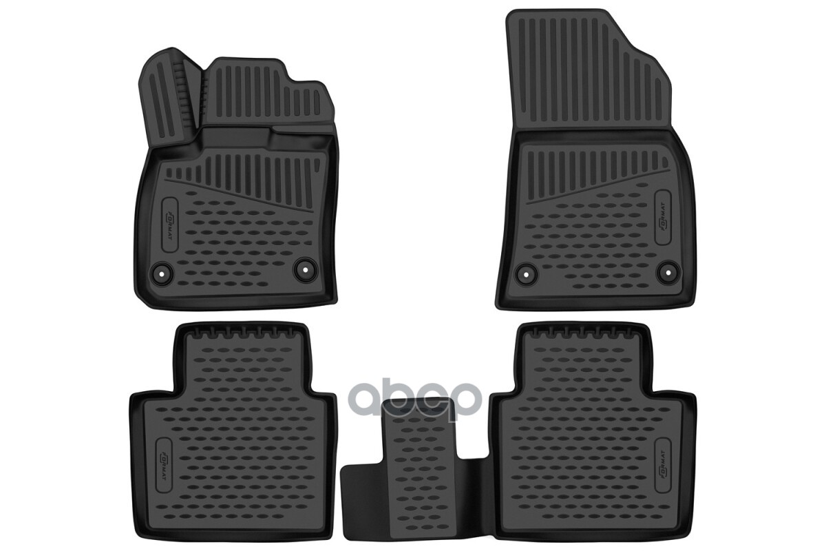 Коврики 3D в салон для GEELY Monjaro (I) 2022-, Внед. 5 дв., 4шт. (ПУ, повышенная износостойкость) / Джили Монжаро FORMAT арт...
