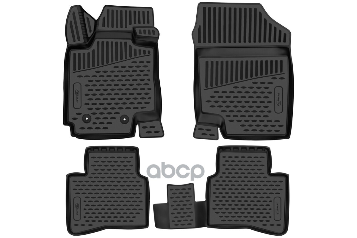 Коврики 3D в салон для JAC JS4 2020-, 4шт. (ПУ, повышенная износостойкость) / Джак ДЖИЕС4 FORMAT арт. FORMAT.3DA67536210k