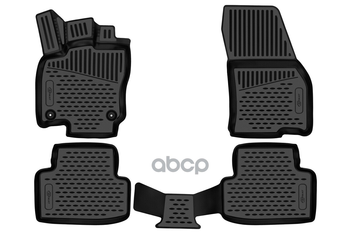Коврики 3D в салон для JETTA VS5 2023-, 4шт. (ПУ, повышенная износостойкость) / Джетта ВС5 FORMAT арт. FORMAT.3DAN0572210k